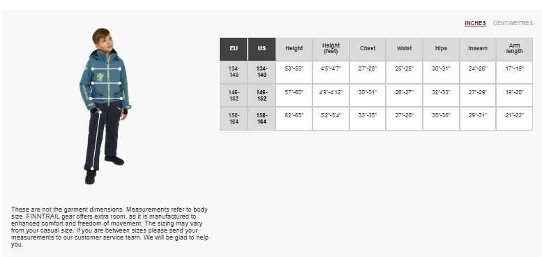 Size guide